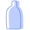 Shape Vase Bottle Element from Organic Shapes Set