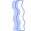 Shape Wave Curly Line Element from Organic Shapes Set