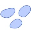Shape Abstract Dot Rocks Element from Organic Shapes Set