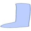 Shape Abstract Leg Element from Organic Shapes Set