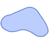 Shape Abstract Triangular Boomerang Element from Organic Shapes Set