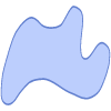 Shape Abstract Wave Element from Organic Shapes Set