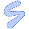 Shape Line S Drawing Element from Organic Shapes Set