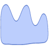 Shape Mountain Curly Element from Organic Shapes Set