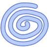 Shape Spiral Circle Element from Organic Shapes Set