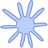Shape Sun Element from Organic Shapes Set