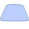 Shape Trapezoid Horizontal Element from Organic Shapes Set