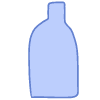 Shape Vase Bottle Element from Organic Shapes Set