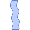 Shape Wave Curly Line Element from Organic Shapes Set