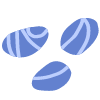 Shape Abstract Dot Rocks Element from Organic Shapes Set
