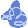 Shape Abstract Fish Element from Organic Shapes Set