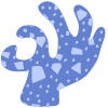 Shape Abstract Hand Zombie Okay Element from Organic Shapes Set
