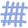 Shape Abstract Waffle Reticulum Element from Organic Shapes Set