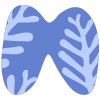 Shape Abstract Wing Element from Organic Shapes Set