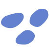 Shape Abstract Dot Rocks Element from Organic Shapes Set
