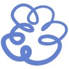 Shape Circle Curly Element from Organic Shapes Set