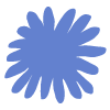 Shape Flower Nature Daisy Element from Organic Shapes Set