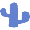 Shape Tree Cactus Nuture Element from Organic Shapes Set