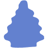 Shape Tree Pine Nuture Element from Organic Shapes Set