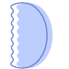 Abstract Pastry Element from Geometric shapes Set