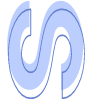 Abstract S Curly Element from Geometric shapes Set