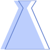 Vase Triangle Element from Geometric shapes Set