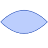 Abstract Eye Element from Geometric shapes Set