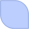 Abstract Oval Sharp Element from Geometric shapes Set