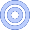 Circle Point Element from Geometric shapes Set