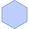 Hexagon Element from Geometric shapes Set