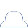 Abstract Rocket Element from Geometric shapes Set