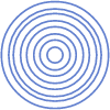 Circle Point Target Element from Geometric shapes Set