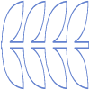 Line Nature Leaves Element from Geometric shapes Set