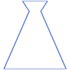 Vase Triangle Element from Geometric shapes Set