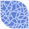 Abstract Oval Sharp Element from Geometric shapes Set