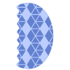 Abstract Pastry Element from Geometric shapes Set