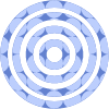Circle Point Target Element from Geometric shapes Set