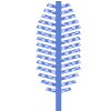 Leaves Pine Element from Geometric shapes Set