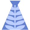 Vase Triangle Element from Geometric shapes Set