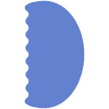 Abstract Pastry Element from Geometric shapes Set