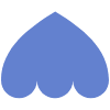 Flower Tulip Bell Nature Element from Geometric shapes Set