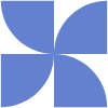 Flower Windmill Nature Element from Geometric shapes Set