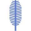 Leaves Pine Element from Geometric shapes Set