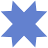 Star Ribbon Cross Element from Geometric shapes Set