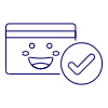 Credit Card Verified Illustration from UX Line Set