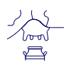Milking Cow Illustration from UX Line Set