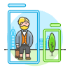 Person Detection 1 3 Illustration from UX Colors Set