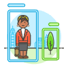 Person Detection 1 5 Illustration from UX Colors Set