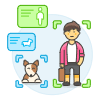 Person Detection 2 3 Illustration from UX Colors Set