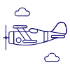 Propeller Plane 2 Illustration from UX Line Set